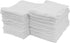 S&T INC. Multipurpose Cotton Terry Cleaning Towels, 14 Inch x 17 Inch, White, 24 Pack for Home & Automotive