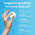 BIOHM Total Probiotic - 30 Billion CFU Daily Probiotic, Good Bacteria & Fungi, Supports Gut Health, 30 Day Supply