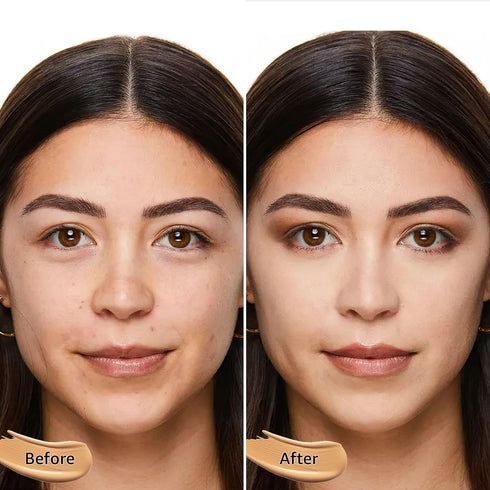 OETUIOW Mushroom Head Air Cushion CC Cream - BB Cream Face Makeup Foundation for Mature Skin Moisturizing Concealer Brighten Long-Lasting, Even Skin Tone for All Skin Types, Natural Color