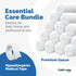 California Basics 12-Pack Gauze Bandage Roll with Tape, 2 Inches x 4 Yards, Soft & Breathable Wrap for Wound Care
