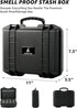 Large Smell Proof Box with Combination Lock, Waterproof, Dust Proof, Durable Stash Box for Travel and Home