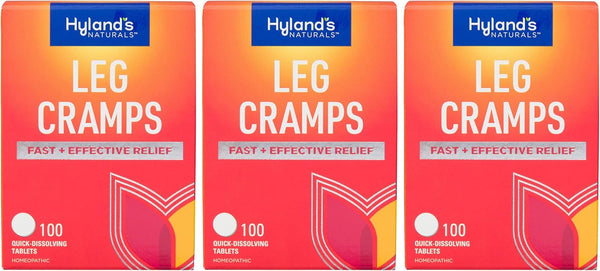 Hyland's Relax Calf and Foot Cramps - 100 Tablets Each, Value Pack of 3