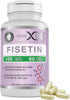 GENEX Fisetin 100mg/Serving (60 Capsules) | Antioxidant for Healthy Aging and Brain Wellness - Non-GMO, Gluten Free