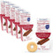 Eco-Dent VeganFloss Dental Floss, Waxed, Cinnamon, 100 Yds (Pack of 6) - Plant-Based Wax