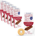 Eco-Dent VeganFloss Dental Floss, Waxed, Cinnamon, 100 Yds (Pack of 6) - Plant-Based Wax