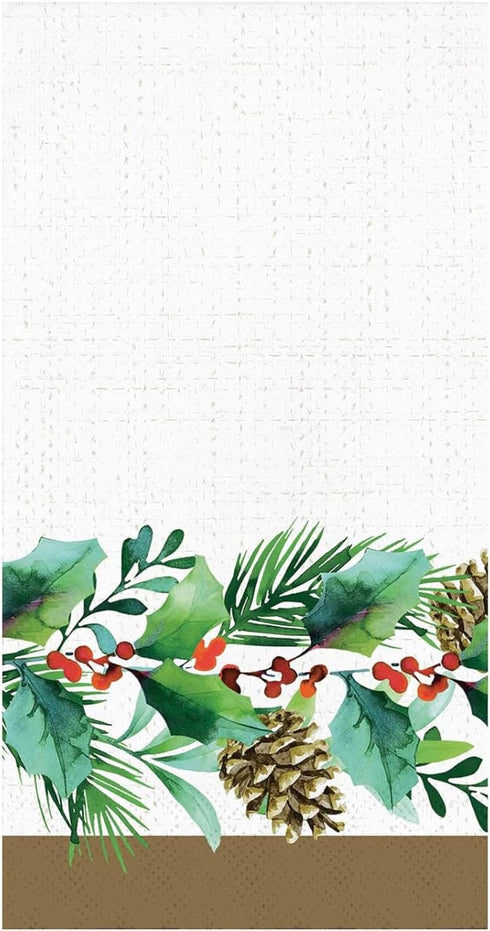 Fall and Winter Hand Towels for Bathroom - 3 Ply Disposable Paper Towels for Kitchen, Thanksgiving Christmas Holiday