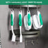 Scrub Brush Kit, 4 Pack Deep Cleaning Brush Set - 2 Scrub Brushes, 2 Tile and Grout Brushes with Scraper