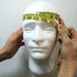 Male Wig Display Mannequin Head Stand, Styrofoam Foam, White