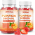 Gummies 60 Count Pumpkin Seed Oil Supplement with Saw Palmetto for Hair Growth & Skin Health Support, High Pure Extract