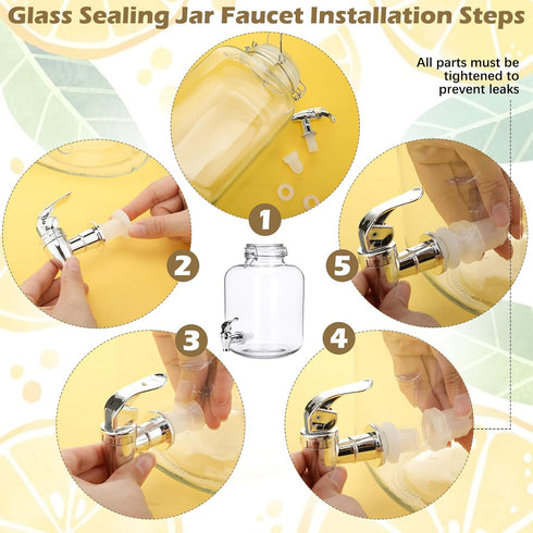 Jingmore 43 2026 2026 Pcs Graduation Freshly Lemonade Stand Complete Accessories Kit Lemon Bar Sign Class of Jar Drink