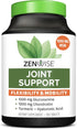 Zenwise Health Glucosamine Chondroitin MSM - Joint Support Supplement with Turmeric for Joint Health, 180 Capsules