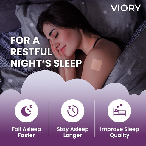 60 Sleep Patches for Adults Extra Strength - Fast Acting, 100% Natural Ingredients, Skin-Friendly & Easy to Apply, Apply Before Sleeping, for Men and Women