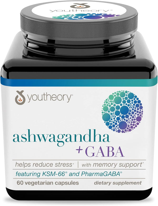 Youtheory Ashwagandha + Gaba Supplement