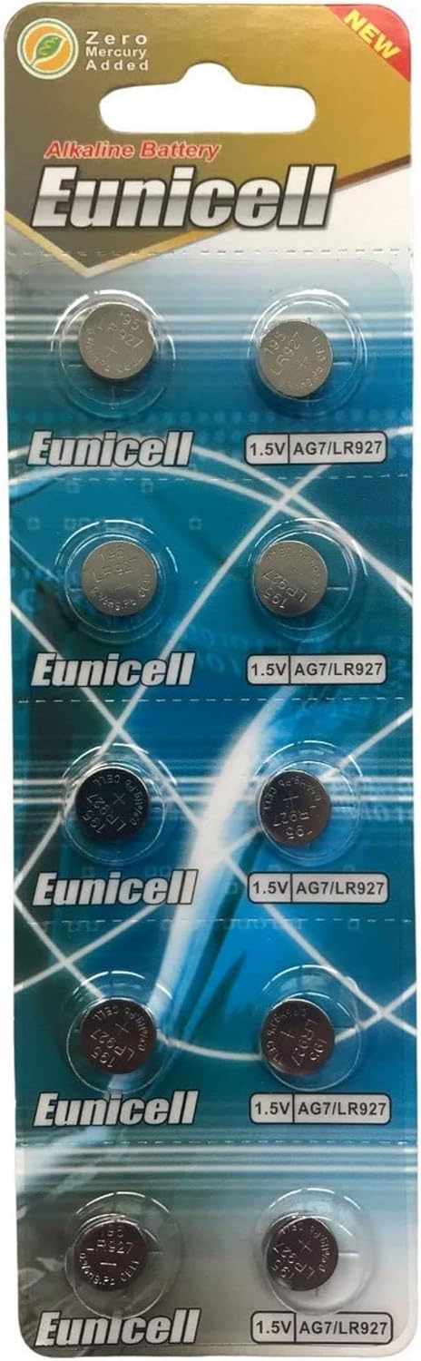 10 Alkaline Button Cell Batteries - AG7 LR57 LR57SW LR926 LR926SW SR926W L926E LR927 LR927SW 395 399 - High Performance, Long-Lasting Power for Watches, Calculators, Remotes and More