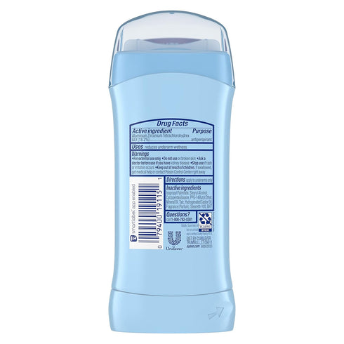 Suave Deodorant Antiperspirant Stick, 48-Hour Odor Protection, Everlasting Sunshine, 2.6 oz