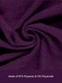 Microfiber Cleaning Cloth Roll, 75 Pack, Tear Away Towels, 12" x 12", Reusable Washable Rags in Dark Purple