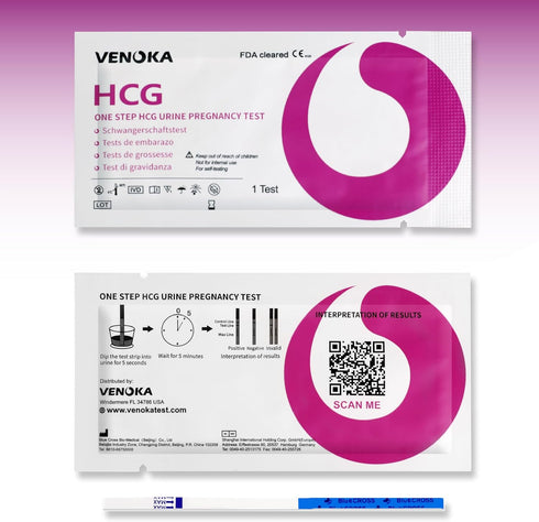 10 x Early Pregnancy Test Strips, Super Sensitivity 10 MIU/mL