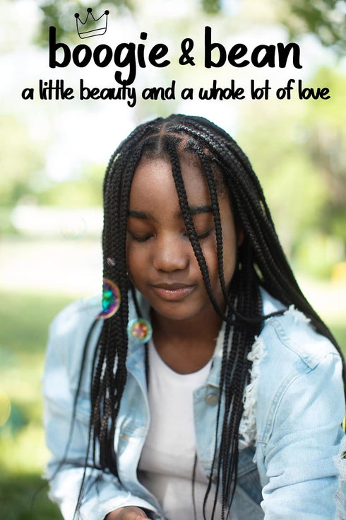 Kids Curly Hair Products - Natural Coconut Mango Hair Butter for Braids & Twists