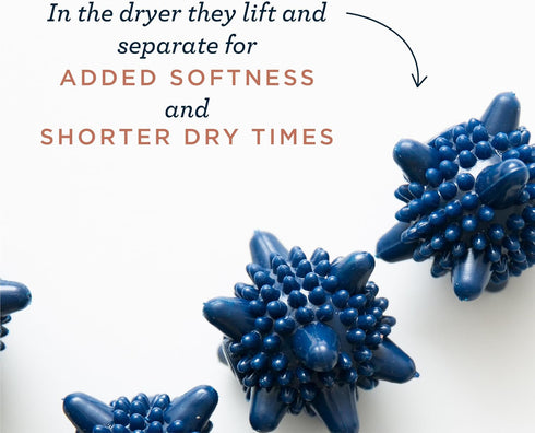 Esembly Agitators, Washer Dryer Balls for Cleaner Softer Laundry, Reusable Eco-Friendly Silicone Laundry Balls