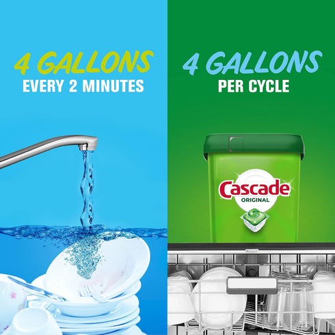 Cascade ActionPacs Dishwasher Detergent, Fresh Scent, 85-Count for Effective Cleaning