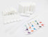zison Nasal Inhaler Tubes Kit - 24 Empty Tubes with Wicks, 12 Extra Wicks, 36 Writable Stickers, 2 Mini Droppers, 1