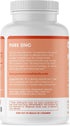 Pure Zinc Supplement, Natural Zinc Glycinate 25mg, 120 Capsules - Pure Micronutrients