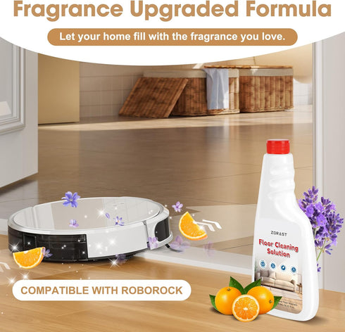 ZORAST 12 S8&S7 Floor Cleaning Solution, PCS Vacuum Mop Cleaning Solution Tablet Refil, Lavender & Sweet Orange Scent