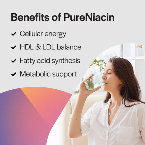 PureFormulas Pure Niacin - 500 mg Vitamin B3, 100 Tablets - Immediate Release Niacin Supplement - Non-GMO