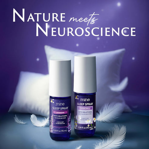 Lavender Sleep Spray with Melatonin - Relaxing Gifts for Teen Girls and Women Natural Pillow Mist for Sleep, Calming