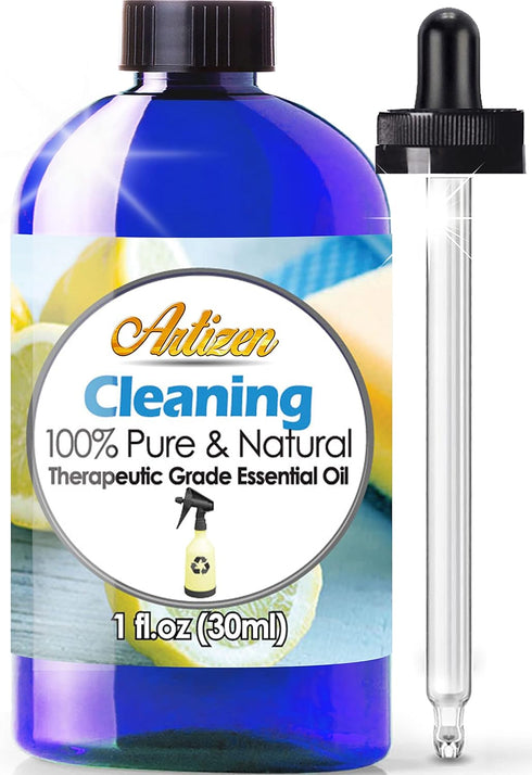 Artizen 30 ml Oil, Cleaning Blend of Essential Oils, 1 fl oz for Kitchen/Home/Bathroom Cleaner