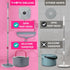 Heavy Duty Square Spin Mop for Floor Cleaning, Separate Compartment for Clean and Dirty Water, Use Any Cleaning