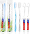 50 pcs Disposable Toothbrushes with Toothpaste and Floss - Individually Wrapped, Bulk for Homeless, Hotels