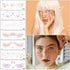 19PCS Cute Temporary Face Tattoos, Fake Freckles Tattoo Stickers, Valentine Heart, Butterfly, Fairy Temporary Tattoos