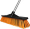 18" Heavy Push Broom for Outdoor Cleaning, 54" Long Handle for Deck, Driveway, and Garage