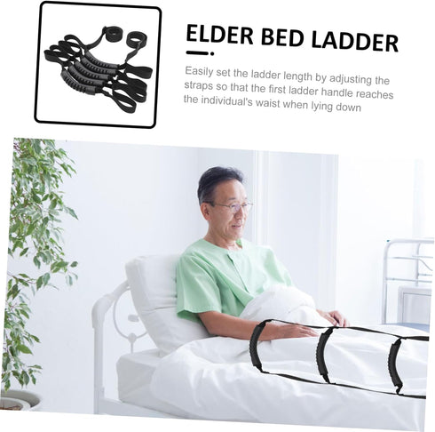 High-Grade Bed Ladder for Seniors - Comfortable Assistive Hand Grips