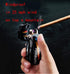 Dual Arc Plasma Lighter, Windproof Battery Indicator Touch-Start Lighter, USB Rechargeable (Black)