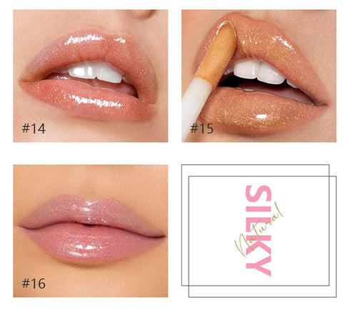 MAEPEOR Shimmer Glossy Lipgloss Set, 8PCS Non-Sticky Moisturizing Lip Gloss, Long-lasting High Shine & Shimmer Liquid