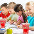 Whaline 50Pcs Back to School Apple Disposable Plastic Cups, 12oz Red Apple Cold Beverage Drinking Cups with Lids and