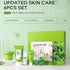 Green Tea Skincare Set, 19-In-1 Skincare Gift Set, With Natural Extracts,Cleanser,Face Serum, Face Cream, Eye Cream, Facial Mask And Mud Mask,Moisturizing Skincare Set For Teen Girls