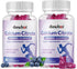 Calcium Citrate Gummies, Chewable 1000mg for Bone, Muscle & Immune Support, Blueberry Flavor, 120 Chews