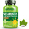 NATURELO Vitamin D 5000 IU, Plant Based from Lichen, Natural D3 Supplement for Immune System, Bone & Joint Health, 180