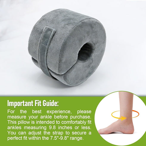 Suicatene 2 Pack Foot, Ankle & Heel High - Density Sponge Rings - Prevent Bed Sores, Ideal for Post Surgery, Elderly