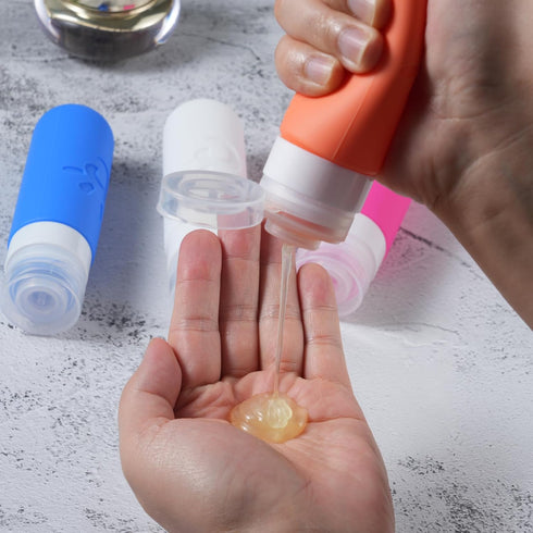 TSA Approved Travel Bottles for Toiletries, 3oz Leak Proof Containers for Shampoo Conditioner Lotion Body Wash
