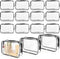 15 PCS Clear Toiletry Bags, Waterproof Makeup Bags, Transparent Cosmetic Bags, PVC Plastic Zippered Organizer for Travel