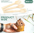 200 Pack 4" Mini Wooden Spork Disposable Spork Biodegradable Birchwood Fork Spoon for Camping, Party, Wedding and Family Gatherings