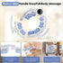Ohlukies Anti-Cellulite Massage Roller with Detachable Handles | Lymphatic Drainage Massager & Fascia Blaster for Legs
