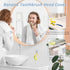 YQSLBULKY 2-in-1 Banana-Shaped Travel Toothbrush Case, Toothbrush Protector Cover with Built-in Toothpaste Dispenser
