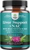 Liver Support Supplement with NAC - Herbal Supplement with N Acetyl Cysteine, Milk Thistle, Dandelion Root