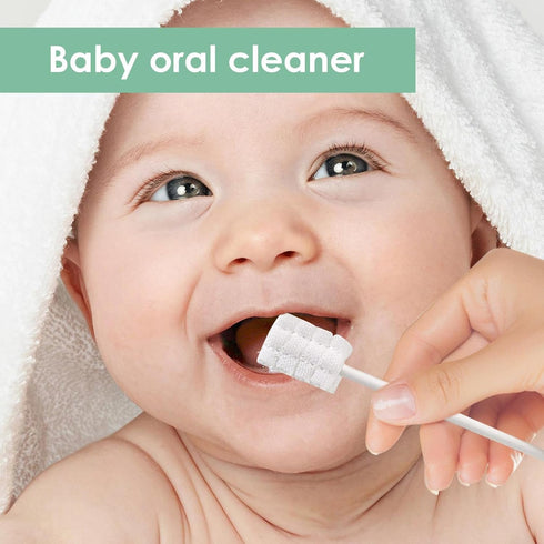 BARASH Baby Cleaning Stick - Tongue Cleaner Toothbrush for Infant Dental Care, Travel & Home Use