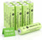 Hronn 1.2V AA 700mAh NiMH Rechargeable Battery, 12 Pack Double A Solar Lights